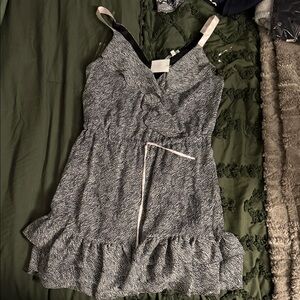 Charlotte Russe Black and White Patterned Dress